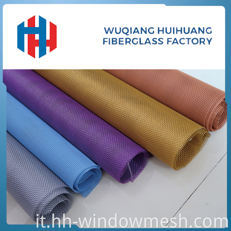 Produzione di fabbrica PVC Schermata in mesh poliestere con rivestimento PET Schermata